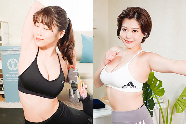 【自撮り美女】家トレはじめました!